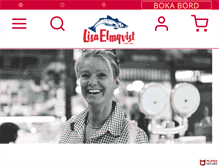 Tablet Screenshot of lisaelmqvist.se